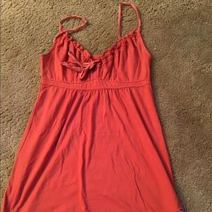 Orange cami with bow